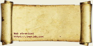 Anja Stamenković vizit kartica